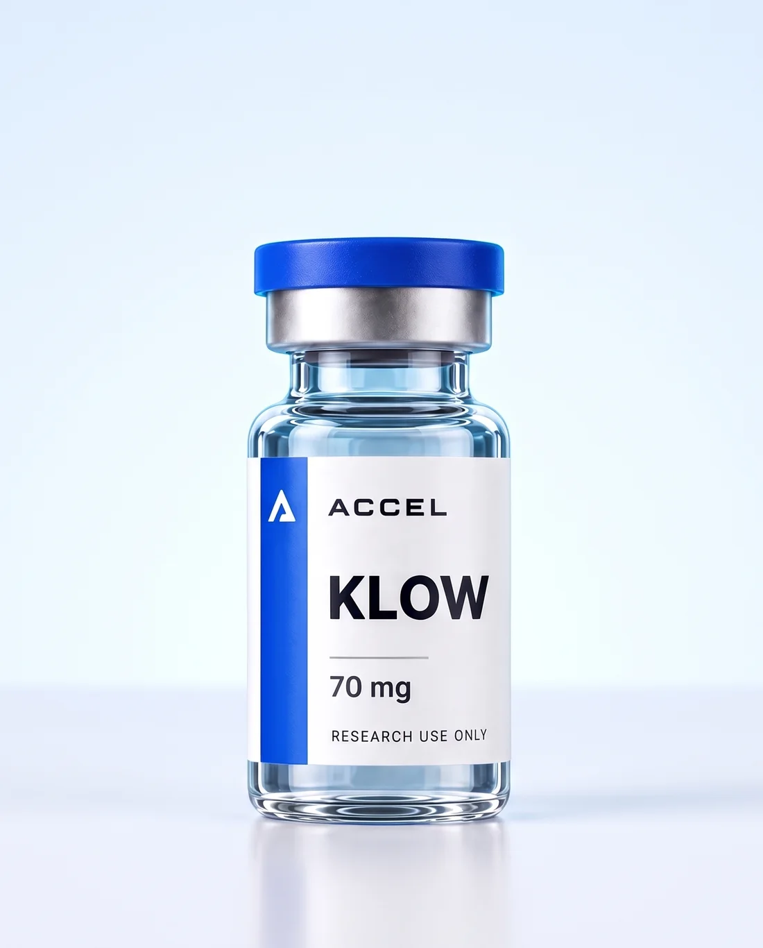 Accel KLOW 70 mg research vial