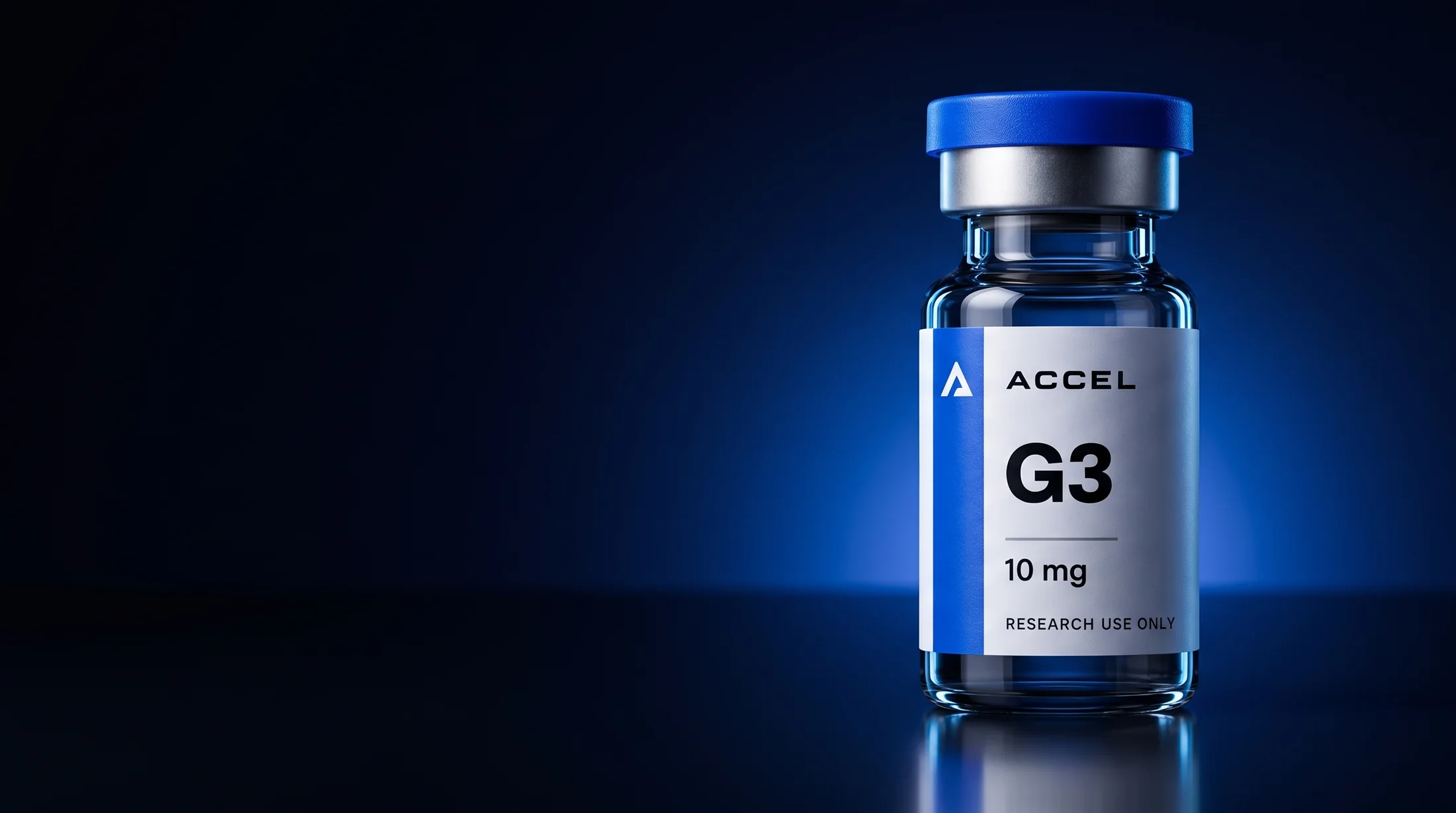 Accel G3 Retatrutide research vial